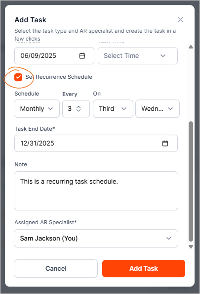 06 Set Recurrence Schedule.fw