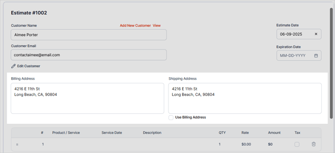 06  Billing Address.fw