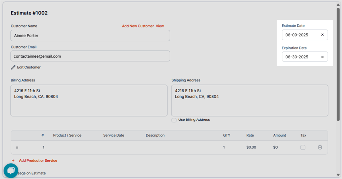 07 Estimate Date and Expiration.fw