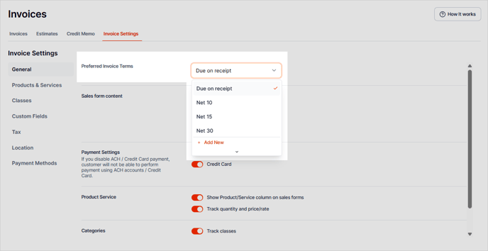 07 Preferred Invoice Terms.fw